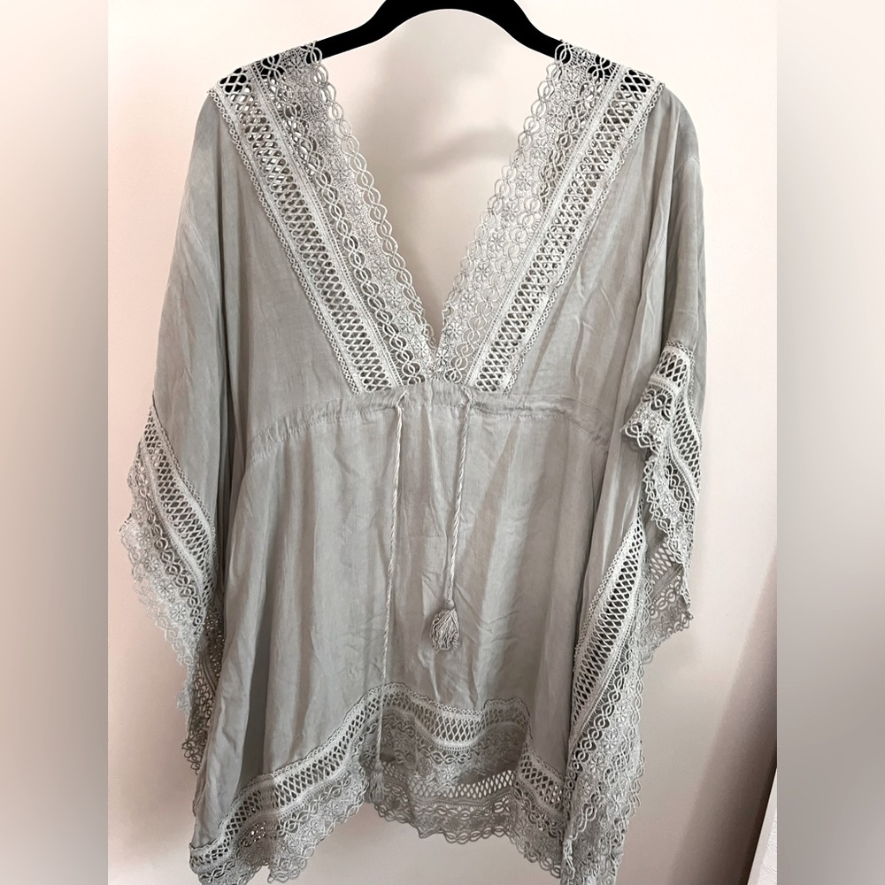 Mint green beach tunic